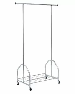 Stender cromato light con rete portaoggetti portata max 50 kg