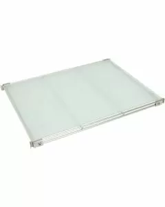 Ripiano in cristallo opalino per scaffalature 40 x 56 cm