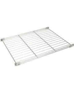 Ripiano in filo d'acciaio cromato per scaffalature 40 x 42 cm