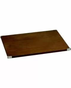Ripiano tinta in legno nobilitato wengé per scaffalature 40 x 56 cm