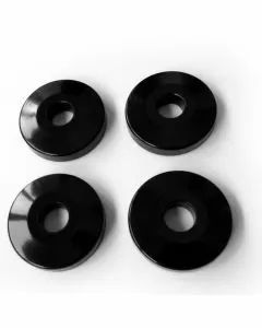 Set 4 paracolpi in plastica per ruote