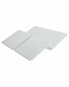Coppia di pannelli laterali e schienale 40 cm bianco