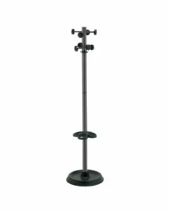 Piantana appendiabiti con portaombrelli 43 x 43 x 173 cm nero/nero