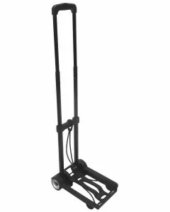 Carrello portapacchi pieghevole in metallo e plastica carico max 35 kg