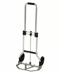 Carrello portapacchi pieghevole in alluminio e plastica carico max 45 kg