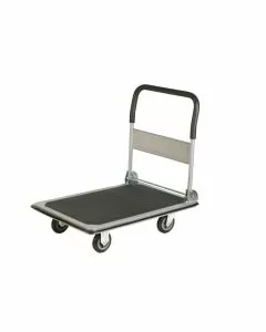 Carrello piattaforma in lamiera rinforzata carico max 300 kg