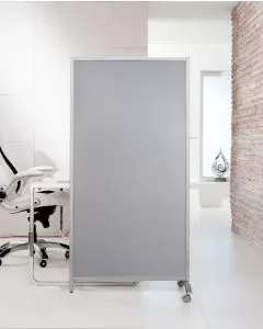 Parete divisoria con magneti e ruote 80 x 170 cm