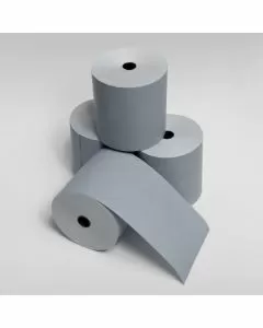 Rotoli in carta termica colorata mm 80x80mm x12mm colore Ceruleo PZ 60