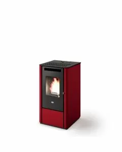 Stufa a pellet Kali 9 KW Rosso