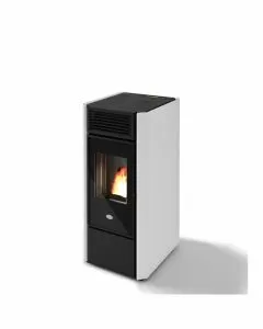 Stufa a pellet Milly 13 KW Bianco