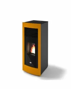 Stufa a pellet Debora 15 KW Ambra canalizzazione indipendente