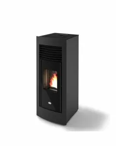 Stufa a pellet Debora 15 KW Nero canalizzazione indipendente