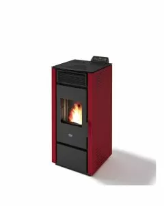 Stufa a pellet Paola 13 KW Rosso