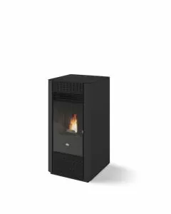 Stufa a pellet Irma 9 KW Nero canalizzazione indipendente