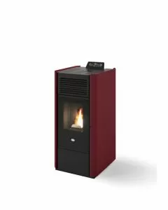 Stufa a pellet Nora 7,5 KW Rosso