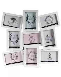 Portafoto multiplo happy cm 47x46 d&casa