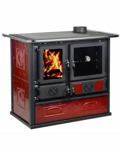 Cucina legna rosa vst 5.0 liberty bordeaux nordica