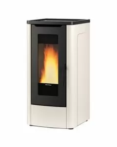 Stufa pellet dahiana 5.0 plus avorio extraflame