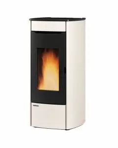 Termostufa pellet marina idro 11 avorio extraflame