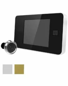 Spioncino digitale 3,2" silver sp01 wally