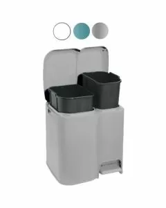 Pattumiera differenziata patty2 bianco tontarelli