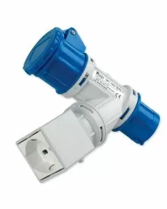 Adattatore sp cee 2pt pr cee 2pt+sk rosi