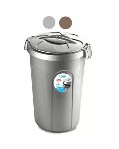 Bidone universale tom silver l 46 stefanpl