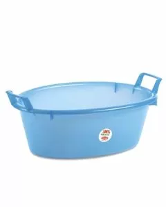 Bacinella polietilene ovale azz. l 50 70 stefanpl