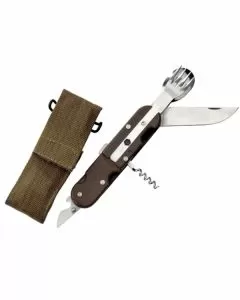 Coltello multiuso posate campeggio cm 12 ausonia