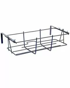 Portavaso balcone regolabile nero cm 60 mille