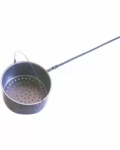 Padella castagne novara m/ferro+arco cm 32 h 11