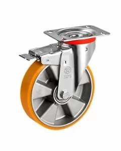 Ruota poliuretano pg+f 100x85 100x30 656502 tr