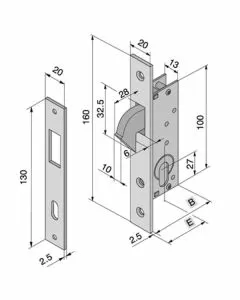 Serratura inf.all 106.16.01.0 welka
