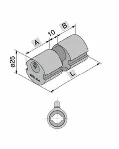 Cilindro inf.ton.25 80-22-48 608.22.48 welka