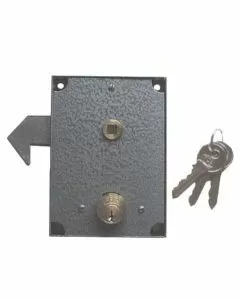 Serratura cancelli scorrev.cilind.corto sx 50 fpb