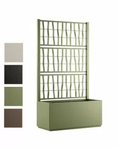 Fioriera ethica ret grafite 80x36 h 140 stefanpl