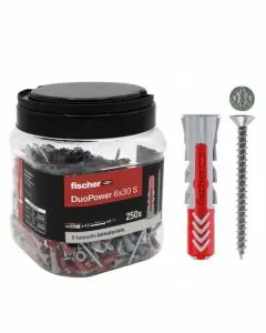Tassello duopower 6x30 s propack pz 250 fischer