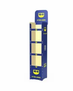 Espositore 4 ripiani vuoto cm 32x30 h 154 wd40