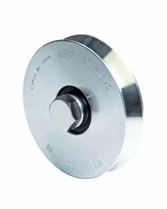 Ruota cancelli gola v 100 300 fc