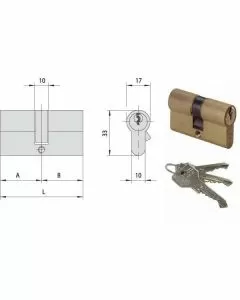 Cilindro inf. 89,0-39,5-49,5 0g300-21-0 cisa