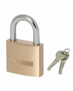 Lucchetto ottone mm 50 ka chiave uguale 22010 cisa