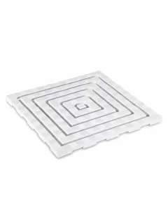 Pedana doccia plast.bianca cm 60x60 4325p2 giganpl