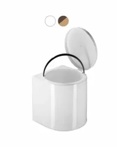 Pattumiera pensile beige/marrone 4180m giganpl