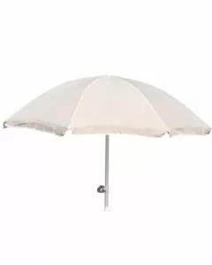 Ombrellone acciaio poli.bianco 200 vette 05144