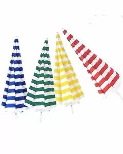 Ombrellone acciaio tnt bia/giallo 180 vette 05141