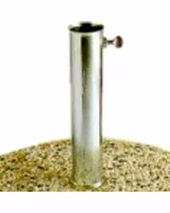 Tubo base ombrellone graniglia
