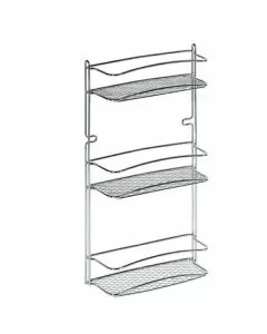 Mensola bagno cromo star rett. 3p 25x10 h 47 artex