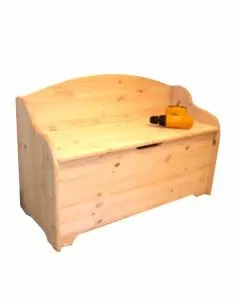 Cassapanca legno schienale 100x41 h 67 xtra 12619