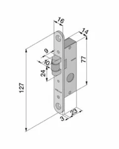 Serratura inf.all 114.15.01.0i welka