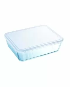 Contenitore multiuso rett. cop. cm 27x23 pyrex